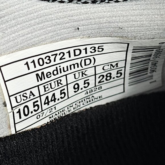 Brooks Levitate Stealthfit 5 Mens 10.5 Running Shoe White Gray Black 1103721D135 - Picture 2 of 16